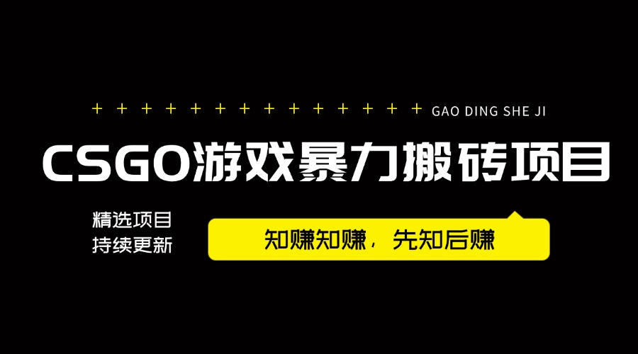 【2024.8.27更新】号称可以轻松收入200+的CSGO游戏暴力搬砖项目  项目流程拆解 附带视频教程+辅助软件