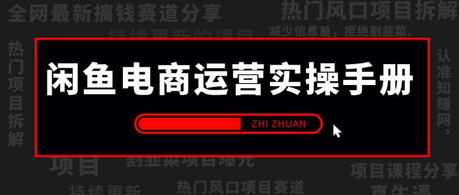 【2024.11.16更新】闲鱼电商运营实操复盘,从0到1轻松玩转闲鱼,附带全方位避坑攻略