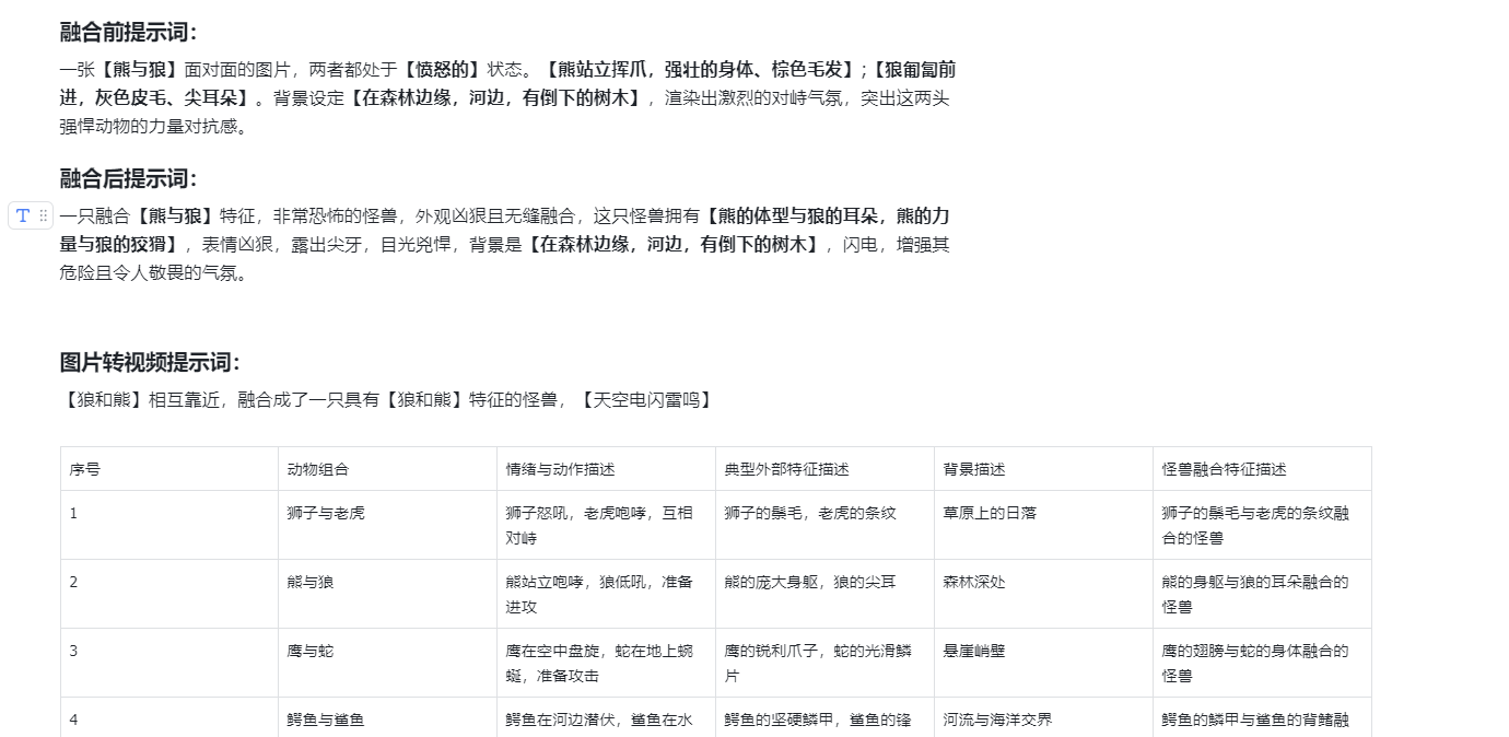 最近很火的AI动物融合视频拆解，详细制作教程-AI副业网