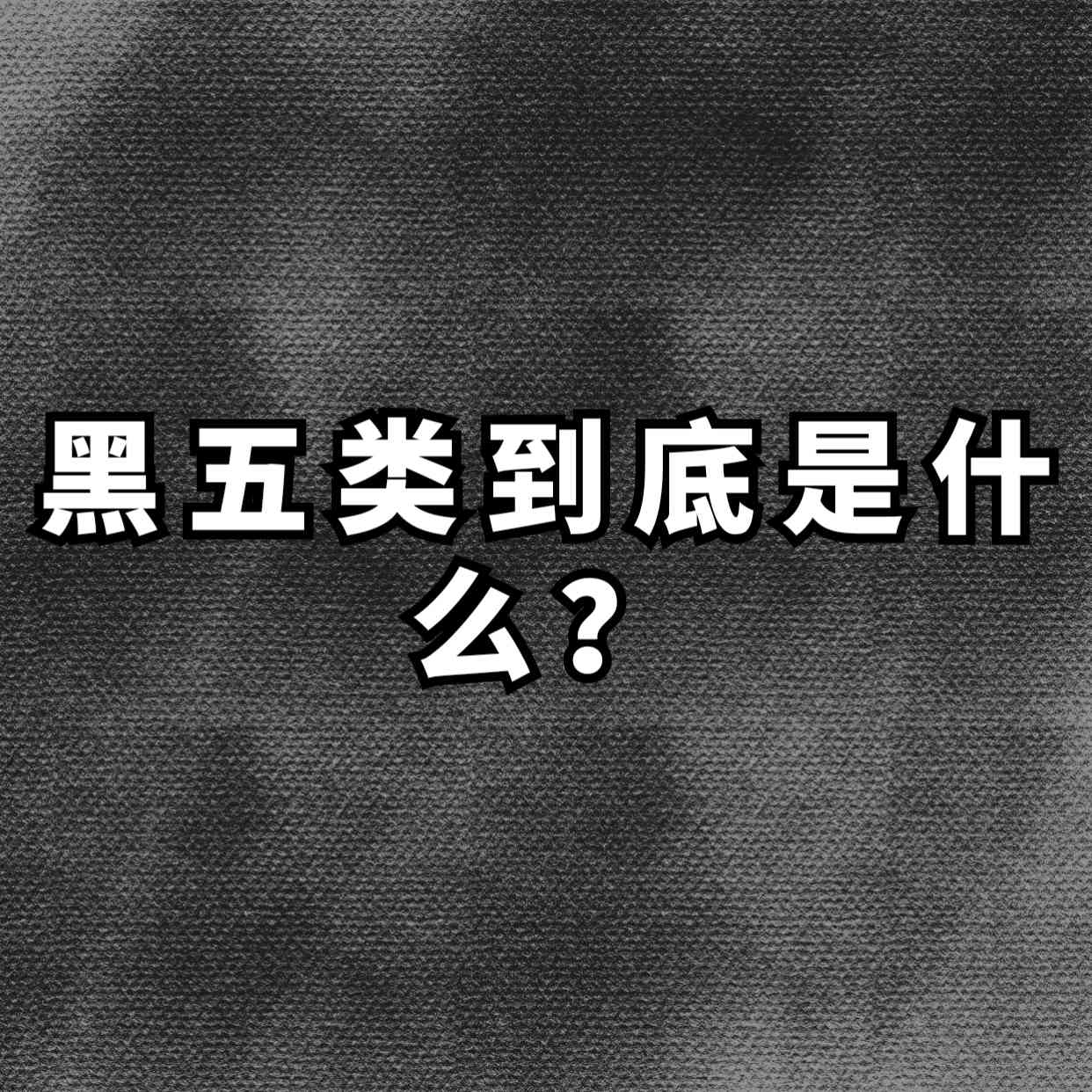 什么是黑五类？拆解一下暴利赚钱的 黑五类具体产品赛道，黑五类赛道产品拆解-AI副业网