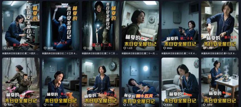 十个作品涨粉近20W！用AI制作末日安全日记连载，日入4位数，评论区爆肝求更新（附详细步骤）-AI副业网